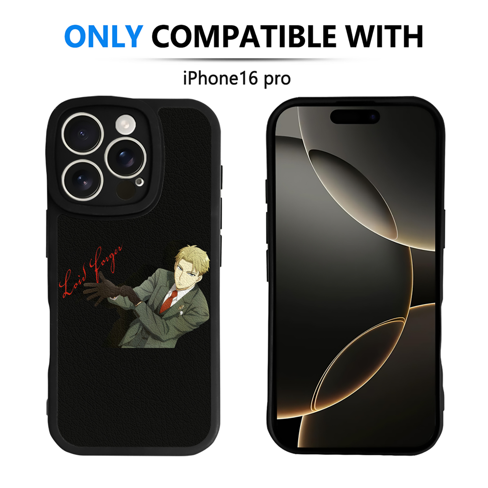 （画像用） SPY×FAMILY间谍家家酒 【iPhone 16シリーズ対応】シリコンスマホケース（レザー調） 材質：シリコン